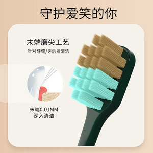 Cepillo de Dientes de Cerdas Suaves para Adultos, Cabezal Ancho, Juego de Cepillos de Dientes Manuales de Alta Calidad - Product Image 3