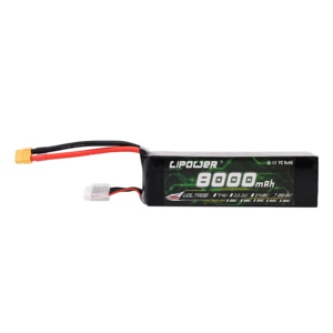 LIPOWER OEM 하이 크레이트 8000mAh 10000mAh <span class=keywords><strong>15000mAh</strong></span> XT60 드론 FPV 배터리 팩 4S 6S 11.1V 14.8V 리튬 이온 <span class=keywords><strong>LiPo</strong></span> 배터리 - Product Image 1