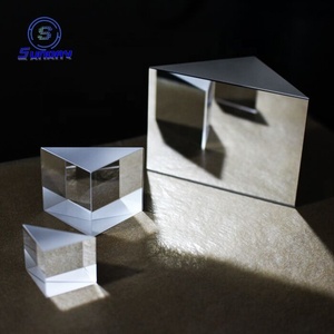 Vidrio óptico Hipotenusa Aluminio/oro/plata Prisma de ángulo recto recubierto con espejo - Product Image 1