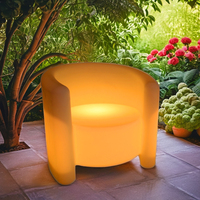 Canapé LED Lumineux à 16 Couleurs Changeantes avec Télécommande IR de Haute Qualité pour Boîte de Nuit, Bar, Mobilier d'Extérieur