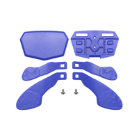 Palettes solides séparées les plus chaudes pour PS5 4 pièces Kits de palettes solides pour boutons arrière pour contrôleur PS5 pièce réparée