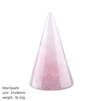 Supports de Présentation pour Bagues en Cristal Naturel Poli, en Quartz Rose Conique Simple et en Améthyste Sculptée – Vente en Gros