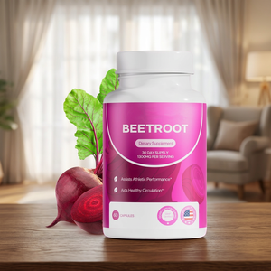 Cápsulas de Raíz de Remolacha 1200mg, Suplemento Herbal para Apoyar la Energía y la Función Cardíaca en Adultos y Mujeres Embarazadas, Venta al Por Mayor de Fábrica - Product Image 1