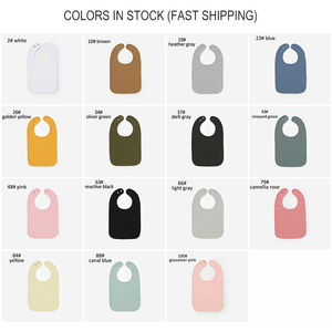 Bavoirs pour bébé à fermeture à pression uniques en forme de U en <span class=keywords><strong>coton</strong></span> biologique Bandanas pour bébé - Product Image 4