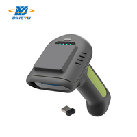 Lecteur de codes-barres portable robuste sans fil BT avec capteur CMOS et interface USB, RFID UHF DPM QR/1D/2D industriel, IP65