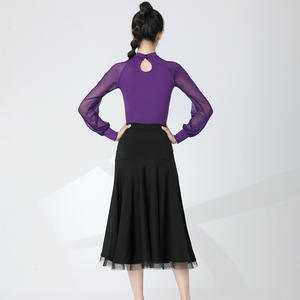 Top de baile latino para mujer Vestido de baile de <span class=keywords><strong>salsa</strong></span> Camisa de baile de salón - Product Image 4