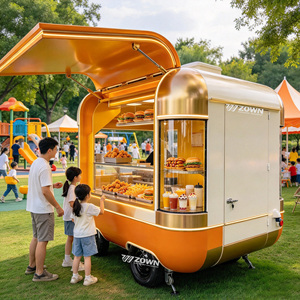 Remorque alimentaire mobile avec flux de travail optimisé et suffisamment d'espace de rangement pour la restauration lors de festivals et foires en plein air - Product Image 1