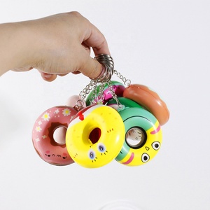 Làm dịu hoa oải hương thơm Squishy Donut Keychain PU bọt cảm giác ủng hộ đám cưới & bé tắm quà tặng cho bé trai & bé gái - Product Image 5
