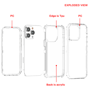 <span class=keywords><strong>Cover</strong></span> TPU in acrilico per PC di alta qualità trasparente custodia per telefono 360 per Xiaomi <span class=keywords><strong>redmi</strong></span> 13C 13 4G 10 NOTE 13 PRO PLUS 5G 12C <span class=keywords><strong>11S</strong></span> A3 - Product Image 6