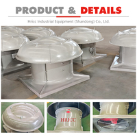 Ventilateur axial de toit industriel à haute efficacité électrique avec roulement à billes en acier inoxydable pour utilisation en restaurant