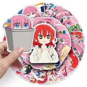 50 pezzi adesivi Anime autoadesivi impermeabili taglio bacio autoadesiva stampa di etichette Bocchi la roccia adesivo del fumetto - Product Image 6