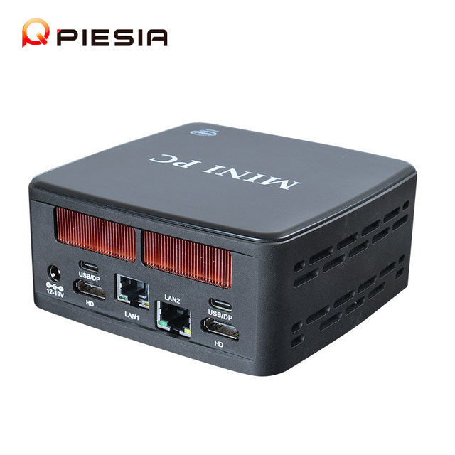 Piesia Intel 13th 12th Gen Core I3 I5 I7 Mini PC Desktop 2*DDR5 16GB Ram 256GB SSD 2*HD/2*Type-C X86 Nuc Mini PC for Business