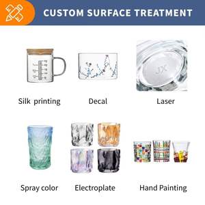 Taza <span class=keywords><strong>de</strong></span> té <span class=keywords><strong>de</strong></span> café <span class=keywords><strong>de</strong></span> agua <span class=keywords><strong>de</strong></span> vidrio transparente <span class=keywords><strong>de</strong></span> <span class=keywords><strong>doble</strong></span> pared <span class=keywords><strong>de</strong></span> borosilicato alto ambiental personalizado con asa para uso en desayuno y oficina - Product Image 4