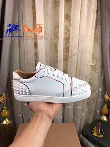 Chaussures de sport de luxe pour hommes, design chrétien, en cuir véritable de haute qualité, confortables, rétro, légères, Louboutins - Product Image 4