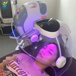 Mesin oksigen wajah mini, Multifungsi hidrogen oksigen penglupas jet 3 dalam 1 masker terapi oksigen wajah mesin oksigenasi hidro