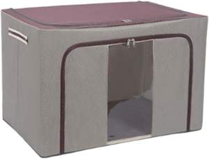 กล่องเก็บผ้าพับได้แบบซักได้มีหน้าต่าง2บานสำหรับจัดระเบียบตู้เสื้อผ้าในห้องนอนออกแบบได้ตามต้องการ - Product Image 5