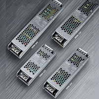 Fuente de Alimentación LED de 200W 220V 240V CA 12V CC 16.7A para Tiras LED, Gabinetes y Luces de Neón