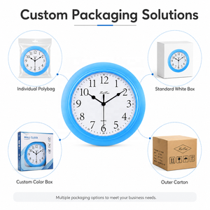 Orologio <span class=keywords><strong>da</strong></span> <span class=keywords><strong>Parete</strong></span> al Quarzo Classico in Plastica <span class=keywords><strong>da</strong></span> 12 Pollici, Silenzioso, Senza Ticchettio, con Numeri <span class=keywords><strong>Grandi</strong></span>, Analogico, <span class=keywords><strong>per</strong></span> Casa, <span class=keywords><strong>Cucina</strong></span>, Ufficio, Soggiorno - Product Image 5
