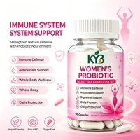 Capsules de probiotiques pour femmes, soutien immunitaire digestif, microbiome vaginal, bien-être quotidien