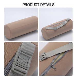 Oreiller cylindrique à poser sur le côté, prix d'usine, avec protection anti-acariens et matériaux écologiques - Product Image 4