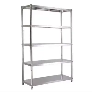 Storage Rack Shelving 4 Layers Stainless Steel Shelves With High Quality