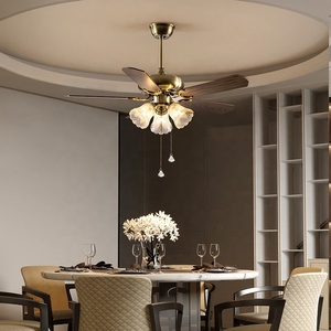 Quạt <span class=keywords><strong>Led</strong></span> Phong Cách Mỹ 220 Volt Đèn Trần Đèn Chiếu Sáng Trang Trí 5 Cánh Quạt Trần Có Đèn <span class=keywords><strong>Led</strong></span> Điều Khiển Từ Xa JY3108 - Product Image 5