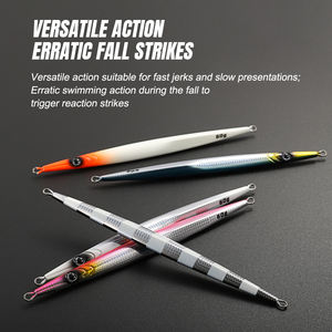 Leurre de pêche jigging professionnel pour <span class=keywords><strong>thon</strong></span> et maquereaux 60g 80g 100g – Équipement de pêche en mer en métal pour poissons d'eau salée, bar et pêche en bateau en océan - Product Image 4