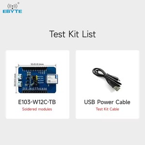 EBYTE E103-W12C-TB ขนาดเล็ก 2.4GHz การสื่อสารแบบอนุกรมที่ใช้พลังงานต่ำโมดูลอินเตอร์เน็ตไร้สายรองรับบอร์ดทดสอบคลาวด์หลายแบบ - Product Image 5