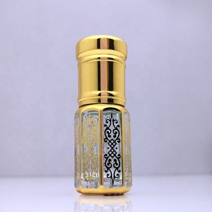 Octagon thiết kế mới cuộn trên Fancy Oud chai dầu Oud 3ml 6ml chai vàng - Product Image 2