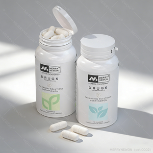 BPA Free <b>Plastic</b> <b>Packaging</b> Food Grade 100ml 120cc PET Nutritional Supplement Pill Capsule Bottle Tablet With Flip Top - Product Image 4