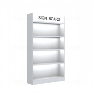 Exhibidores de Madera con Logotipo Personalizado para Minoristas, con Estantes para Zapatos y Ropa, Mueble de Pared o de Pie para Tiendas y Boutiques - Product Image 2