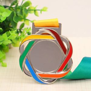 Medalla de Metal Dorada Personalizada para Niños, para Reuniones Deportivas Escolares, Maratón, Carreras, Baloncesto, Fútbol, Recuerdo de Competición - Product Image 2