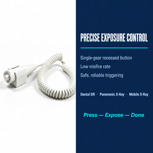 Interrupteur manuel à rayons X, 2 cœurs, 1 engrenage, câble spiralé pour <span class=keywords><strong>radiologie</strong></span> <span class=keywords><strong>dentaire</strong></span>, imagerie médicale, interrupteur au pied universel - Product Image 5