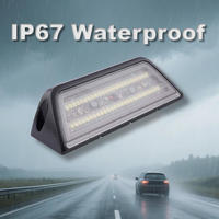 Feux de travail latéraux à LED 12-24VDC 52LED pour bus, camion, chariot élévateur, excavatrice, tout-terrain, IP67, projecteur, lampe de travail