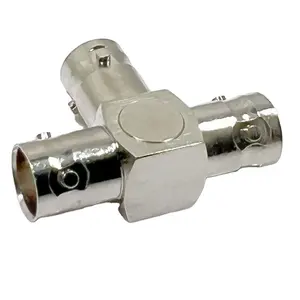 HF BNC TRB 1553B Buchse Koaxial stecker BNC Tri axial Adapter Buchse zu Buchse T Typ Adapter