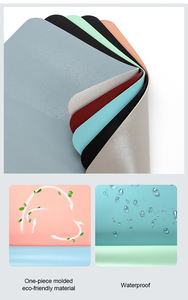 แผ่นรองเม้าส์หนังขนาดใหญ่พิมพ์ลายได้ตามต้องการมีหลายสีแผ่นรองเมาส์ขอบเย็บกันน้ำสำหรับโฮมออฟฟิศ - Product Image 5