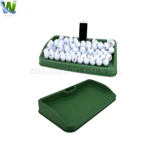 Nhiệm vụ nặng nề nhựa cao su lái xe Golf Bóng TEE Khay hộp giữ container với điện thoại di động chủ kỷ lục Golf Swing