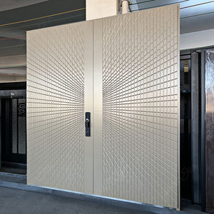 Puertas de Entrada de Acero de Lujo 2026, Puertas Pivotantes de <span class=keywords><strong>Metal</strong></span>, Puerta de Seguridad Exterior de Acero para Casa - Product Image 1