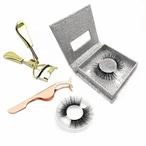 Commercio all'ingrosso di alta qualità eye lash 100% pelliccia di visone striscia di ciglia finte commercio all'ingrosso ciglia di visone