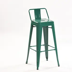 Counter Height commercial Tolixs Barstool With backs and low back Bar Stools