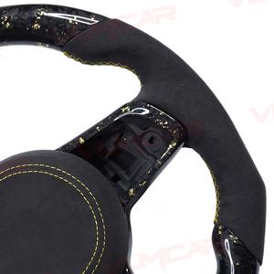 Private Custom Forged Carbon Fiber Steering <strong>Wheel</strong> for <strong>VW</strong> Golf MK7 GTI MK7R/with Carbon <strong>Trim</strong> - Product Image 2