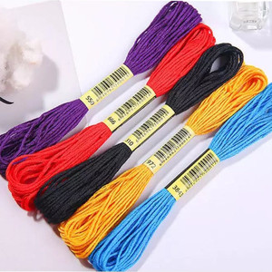 200 mélange de couleurs point de croix couture Crochet fils fil à broder coton Kit couture Crochet coloré pour ancre similaire <span class=keywords><strong>DMC</strong></span> - Product Image 2