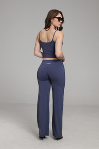 Ensemble de sport <span class=keywords><strong>et</strong></span> <span class=keywords><strong>yoga</strong></span> pour femme - Pantalon droit respirant à taille élastique <span class=keywords><strong>et</strong></span> débardeur - Product Image 5