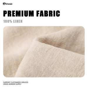 <span class=keywords><strong>Pantaloni</strong></span> da Uomo Casual a Vestibilità Ampia 100% <span class=keywords><strong>Lino</strong></span> Tinta Unita Leggeri Traspiranti Antipiega Asciugatura Rapida Estivi Gamba Dritta Elastici - Product Image 3