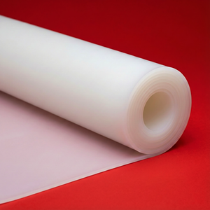 Feuille de <span class=keywords><strong>caoutchouc</strong></span> de silicone blanc FDA de 0,5 mm, 1 mm, 2 mm, 3 mm, résistante à la chaleur, de qualité alimentaire, bonne élasticité, <span class=keywords><strong>plaque</strong></span> de <span class=keywords><strong>caoutchouc</strong></span> pour joint - Product Image 1
