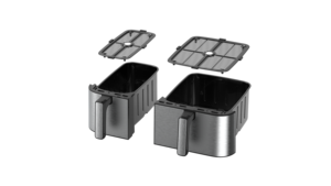 مقلاة هوائية كبيرة السعة 11 لتر بدون زيت ثنائية النواة متعددة الوظائف للاستخدام المنزلي والتجاري - Product Image 5