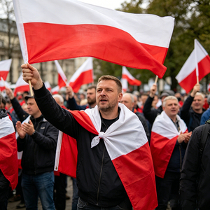 Bandera de <span class=keywords><strong>Polonia</strong></span> de Tela de Poliéster Resistente a la Intemperie, Doble Costura, Ojales de Latón, para Celebración del Día Nacional de <span class=keywords><strong>Polonia</strong></span> - Product Image 3