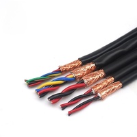 2-Paar abgeschirmtes verdrilltes RS-485 Datenkabel PVC-Mantel 0, 2 mm2 24 AWG 300m Stromkabel Bloßer Litzen draht 24AWG Elektrische Drähte