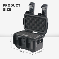 Étui rigide en plastique imperméable Everest avec sac en mousse personnalisé, kits d'outils avec éponge