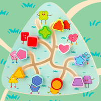 Montessori Voor-En Vroegschoolse Educatie Doolhof Puzzel Speelgoed Desktop Ouder Kind Interactief Spel Kinderhanden Hersenen